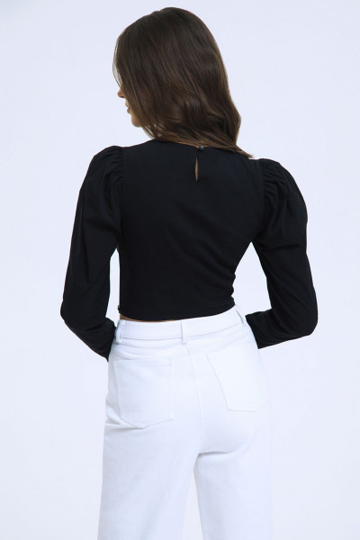 Блуза LaVeLa L50166 черный - фото 2