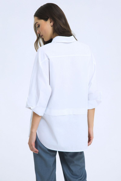 Рубашка LaVeLa L50221 белый - фото 2