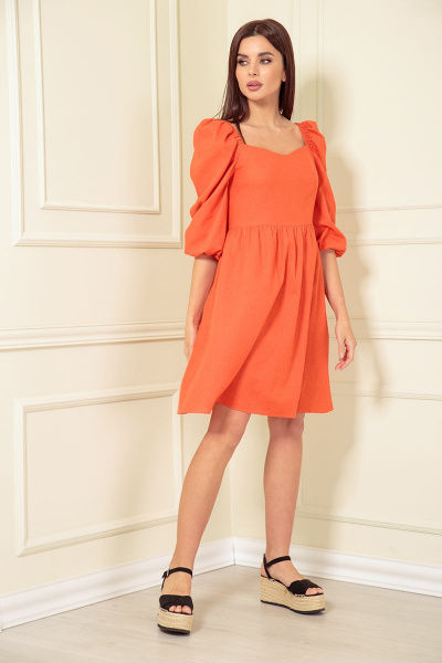 Платье Andrea Fashion AF-141/6 оранж - фото 1
