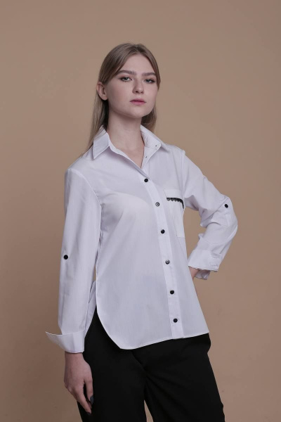 Блуза AnnLine 108-21 белый - фото 1