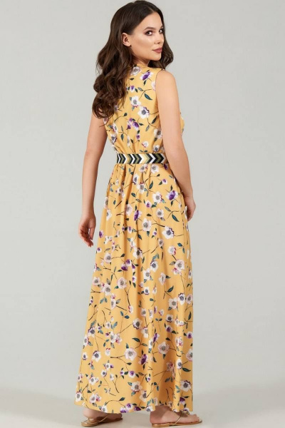 Платье Teffi Style L-1484 желтый - фото 3