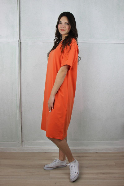 Платье Полесье С4727-20 0С2215-Д43 164 оранжевый - фото 4