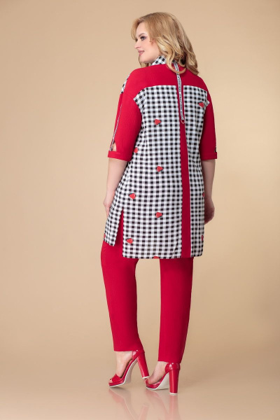 Блуза, брюки Svetlana-Style 1553 красный - фото 2