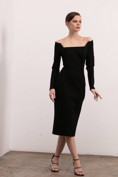 Платье MUA 36-493-black - фото 3