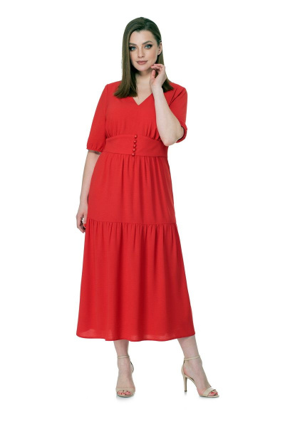 Платье Мишель стиль 954 красный - фото 1