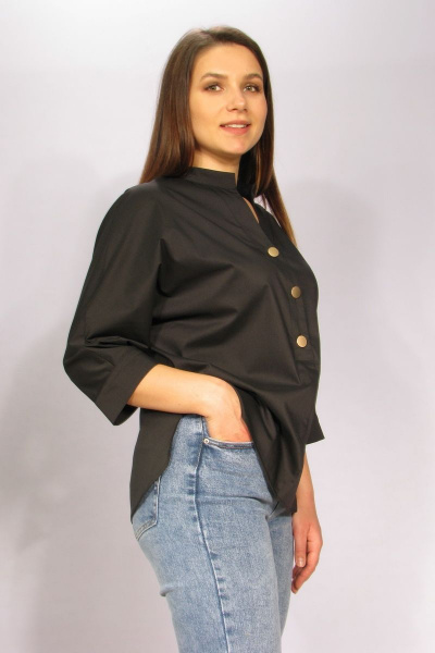Блуза LUXTEX 0121 черный - фото 2