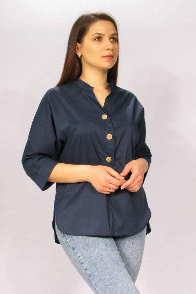 Блуза LUXTEX 0121 синий - фото 1