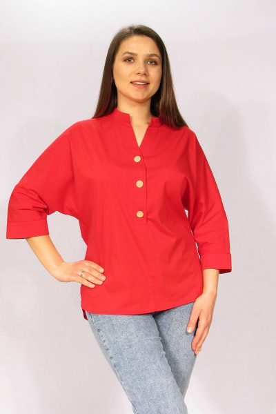 Блуза LUXTEX 0121 красный - фото 1
