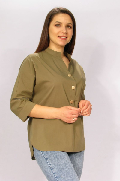 Блуза LUXTEX 0121 хаки - фото 1