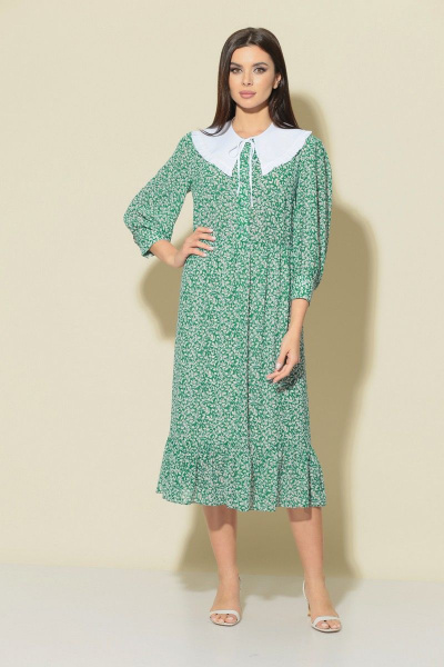 Платье Karina deLux B-416 зеленый - фото 1