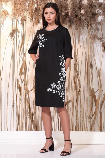 Платье Faufilure С1156 черный - фото 1