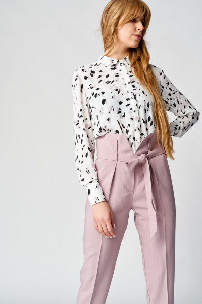 Блуза, брюки Almirastyle 142 розовый - фото 2