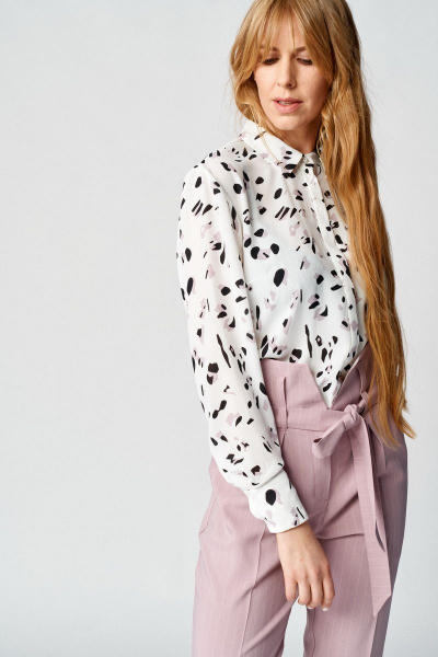 Блуза, брюки Almirastyle 142 розовый - фото 3