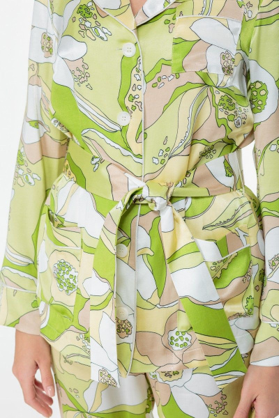 Блуза, брюки Anelli 870 зеленые_тона - фото 3