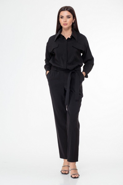 Блуза, брюки Anelli 875 черный - фото 11