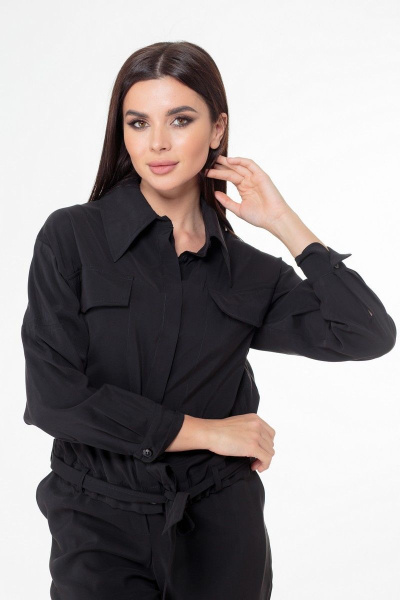 Блуза, брюки Anelli 875 черный - фото 3