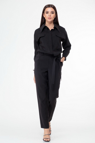 Блуза, брюки Anelli 875 черный - фото 1