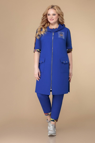 Блуза, брюки, жилет Svetlana-Style 1555 василек - фото 3