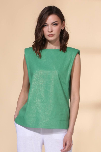Блуза Viola Style 1122 зеленый - фото 1