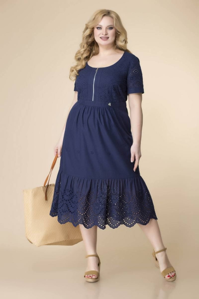 Платье Romanovich Style 1-2145 синий - фото 1