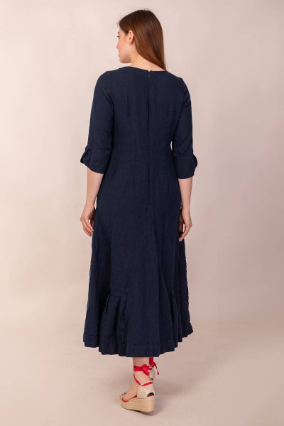 Платье Ружана 445-2 синий - фото 3