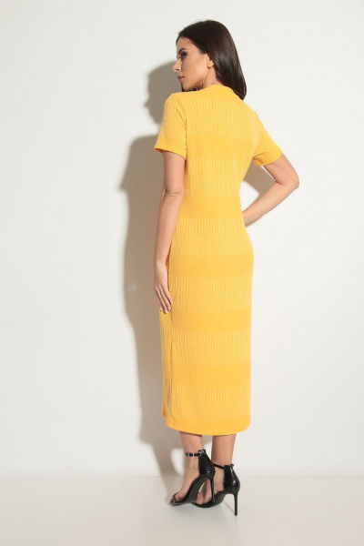 Платье Michel chic 2056 желтый - фото 4