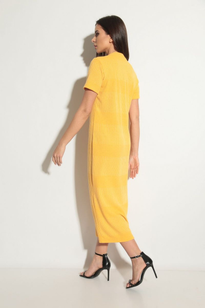 Платье Michel chic 2056 желтый - фото 3