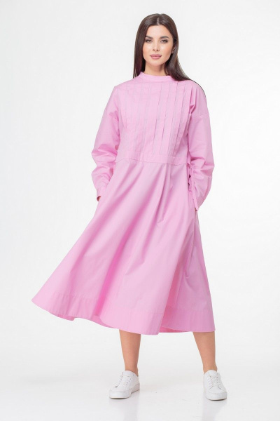 Платье Anelli 998 розовый - фото 1