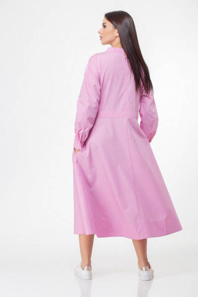 Платье Anelli 998 розовый - фото 4
