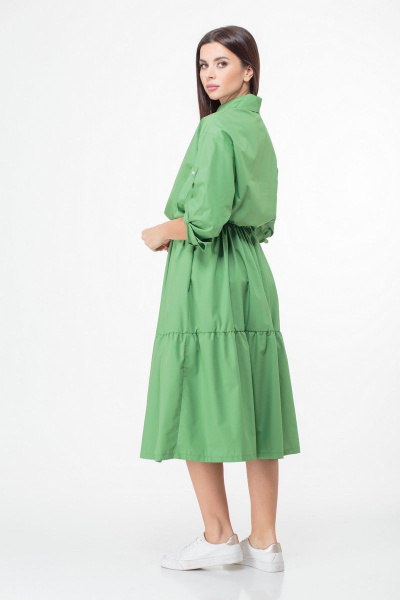 Платье Anelli 1002 зеленый - фото 12