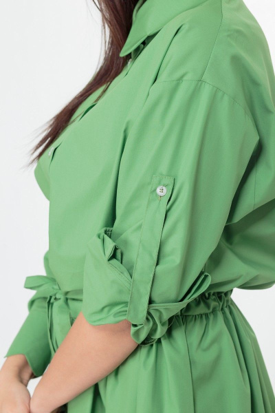 Платье Anelli 1002 зеленый - фото 8
