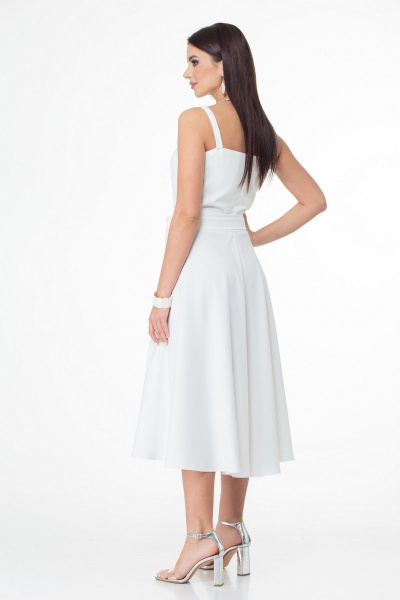 Жакет, платье T&N 7028 василек-белый - фото 3