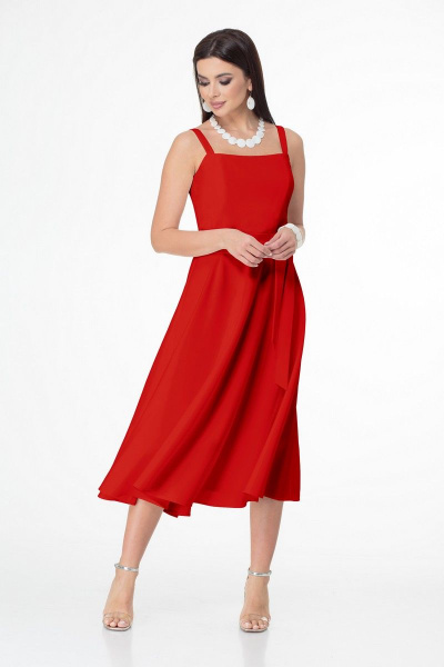 Платье T&N 7029 красный - фото 1