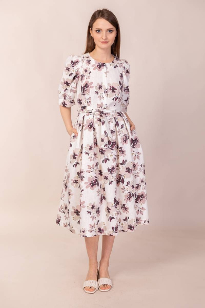 Платье Ружана 453-2 фиолетка - фото 3