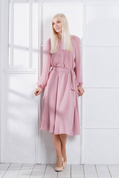 Платье Achosa 2090 розовый - фото 5