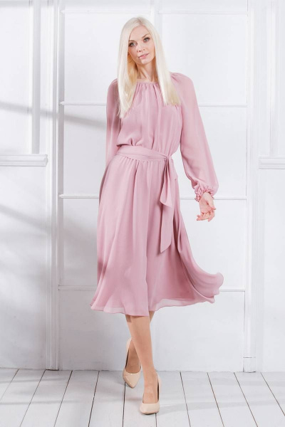 Платье Achosa 2090 розовый - фото 4