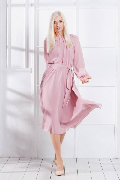Платье Achosa 2090 розовый - фото 2