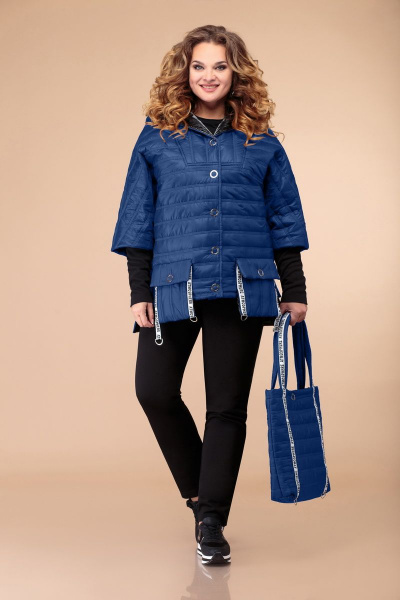Куртка Svetlana-Style 1483 синий - фото 4