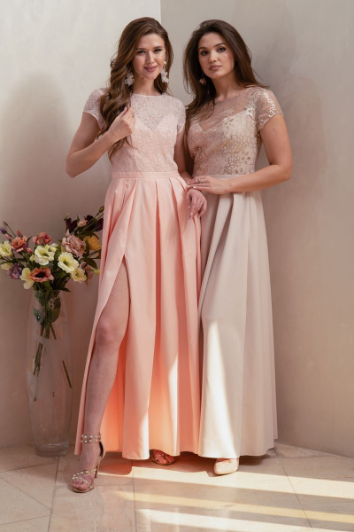 Платье Condra 4210 светлый_розовый - фото 5