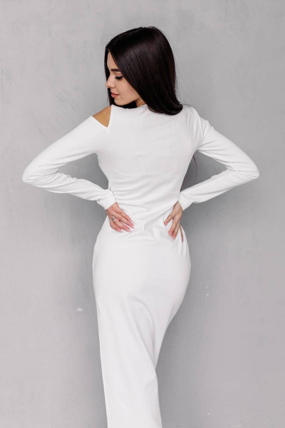 Платье Totallook 21-4-03 белый - фото 3