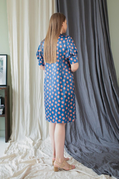 Платье Karina deLux B-269 синий - фото 4