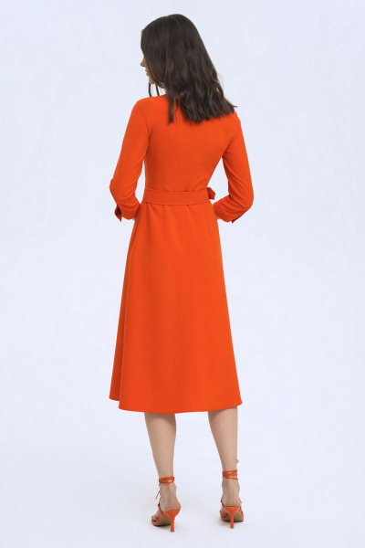 Платье LaVeLa L10219 оранжевый - фото 2