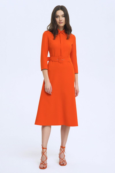 Платье LaVeLa L10219 оранжевый - фото 1