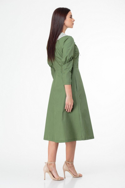 Платье Anelli 1000 зеленый - фото 9