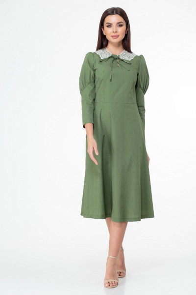 Платье Anelli 1000 зеленый - фото 1