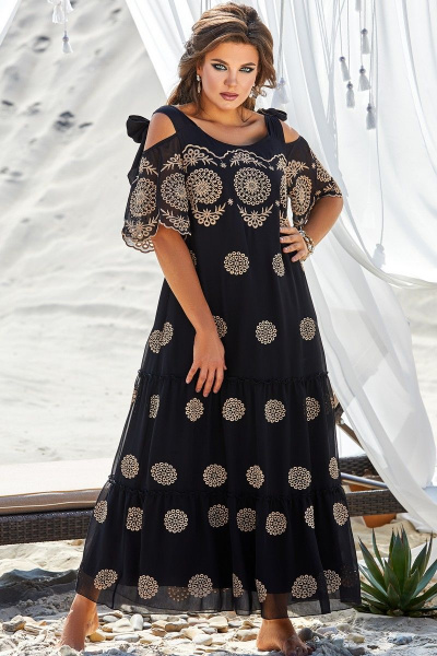 Платье Vittoria Queen 12173 черный - фото 1