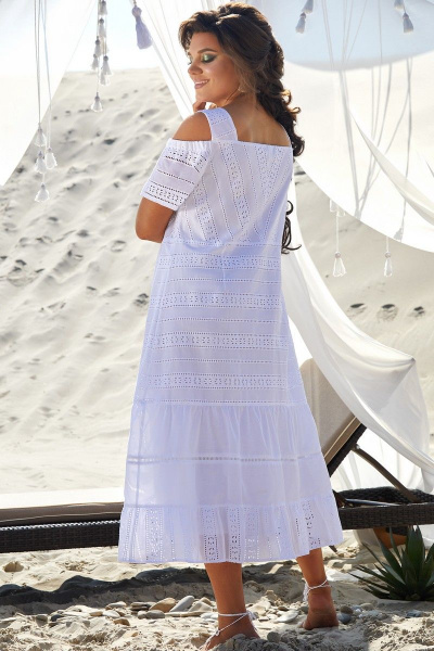 Платье Vittoria Queen 12353 белый - фото 3