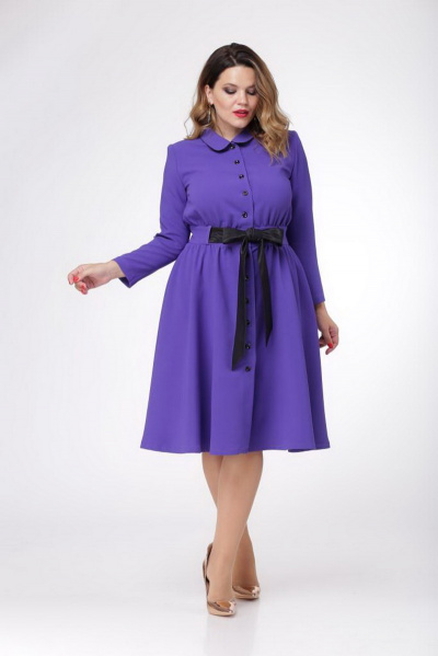 Платье Djerza 1444 фиолет - фото 4