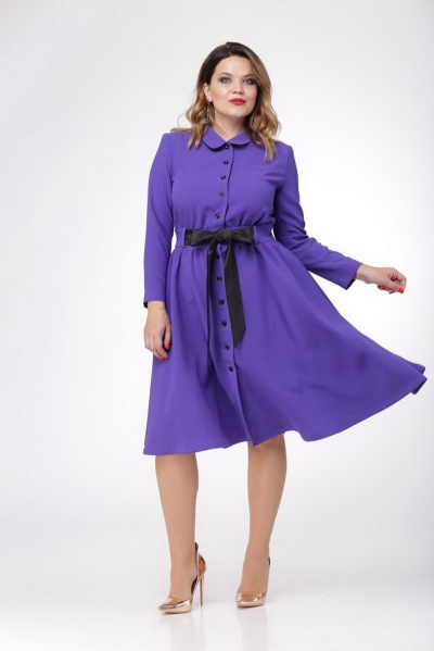 Платье Djerza 1444 фиолет - фото 7