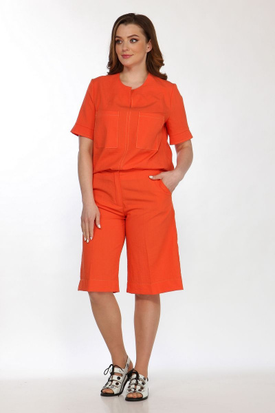 Блуза, шорты Belinga 2158 оранж - фото 3